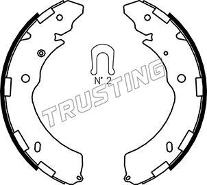 TRUSTING 064.181: Piduriklotside komplekt