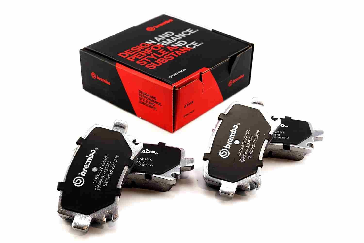 BREMBO 07.B315.22: Raceing-piduriklotsi komplekt UPGRADE, SPORT | HP2000