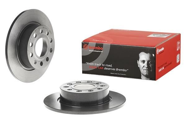 A.B.S. 08.9502.11: Piduriketas BREMBO COATED DISC LINE Ø: 253mm, täis, Hallmalm, Ø: 253mm, kaetud