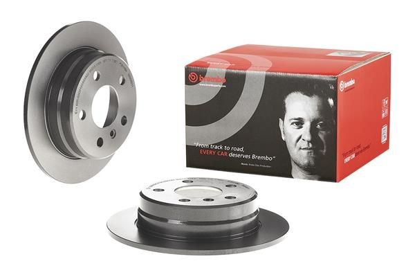 A.B.S. 08.9580.11: Piduriketas BREMBO COATED DISC LINE Ø: 258mm, täis, Hallmalm, Ø: 258mm, kaetud
