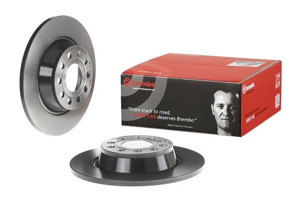 A.B.S. 08.A202.11: Piduriketas BREMBO COATED DISC LINE Ø: 282mm, täis, Hallmalm, Ø: 282mm, kaetud