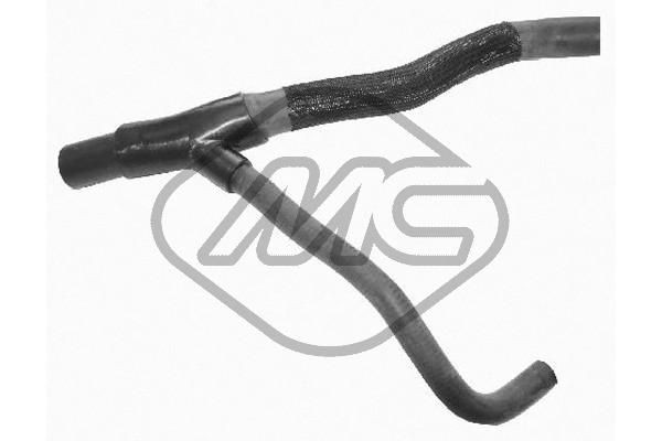 Metalcaucho 08918: Furtun radiator deasupra
