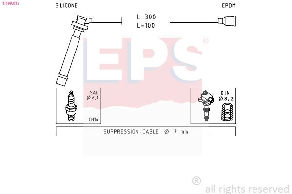 EPS 1.499.013: Süütesüsteemikomplekt Made in Italy - OE Equivalent