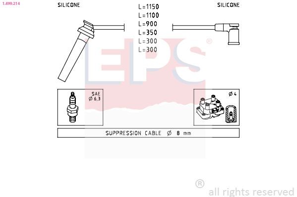 EPS 1.499.214: Süütesüsteemikomplekt Made in Italy - OE Equivalent