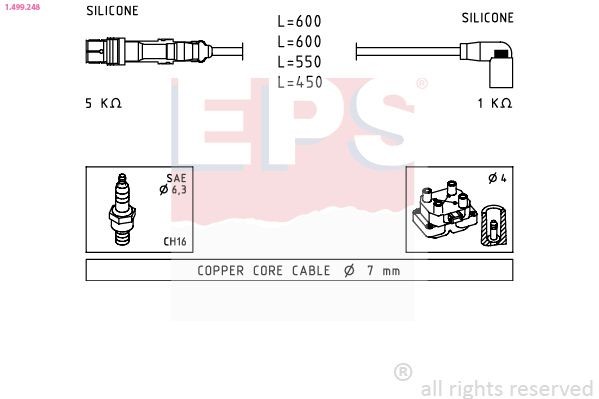 EPS 1.499.248: Süütesüsteemikomplekt Made in Italy - OE Equivalent