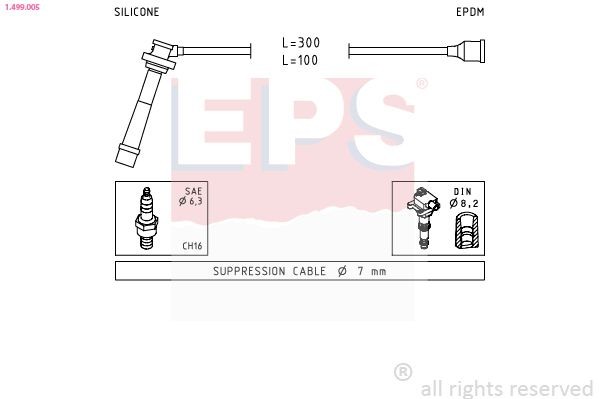 EPS 1.500.429: Süütesüsteemikomplekt Made in Italy - OE Equivalent