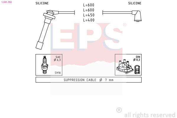 EPS 1.501.933: Süütesüsteemikomplekt Made in Italy - OE Equivalent