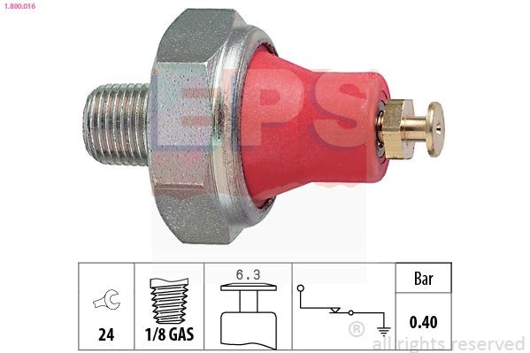 EPS 1.800.016: Õlisurvelülitus Made in Italy - OE Equivalent