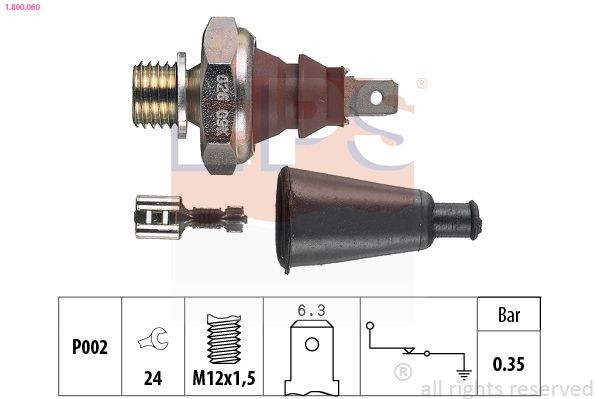 EPS 1.800.060: Õlisurvelülitus Made in Italy - OE Equivalent
