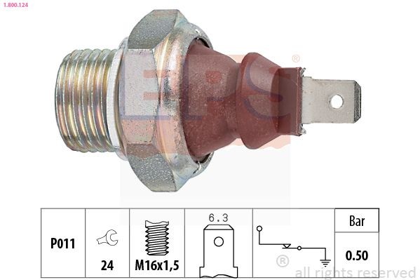 EPS 1.800.124: Õlisurvelülitus Made in Italy - OE Equivalent