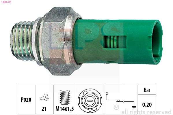 EPS 1.800.131: Õlisurvelülitus Made in Italy - OE Equivalent