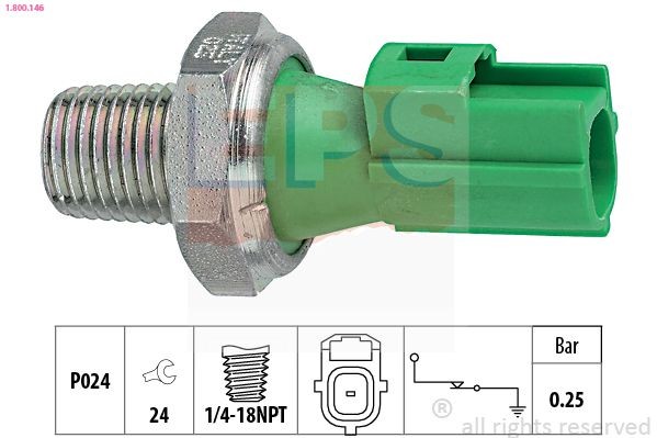 EPS 1.800.146: Õlisurvelülitus Made in Italy - OE Equivalent