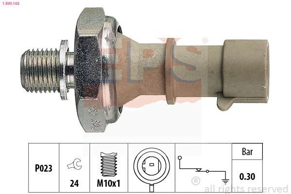 EPS 1.800.162: Õlisurvelülitus Made in Italy - OE Equivalent