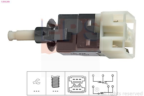 EPS 1.810.206: Piduritulelüliti Made in Italy - OE Equivalent