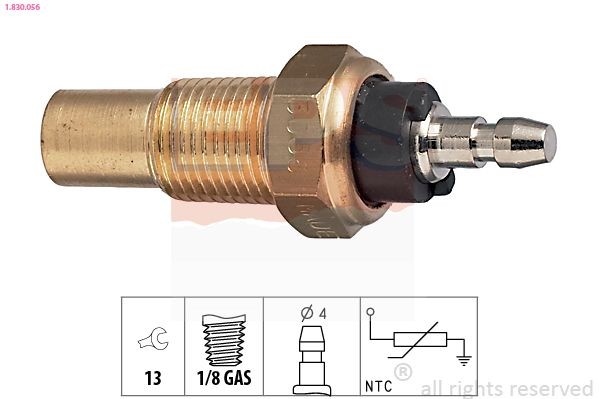 EPS 1.830.056: Andur, Jahutusvedeliku temp. 1/8 GAS, Made in Italy - OE Equivalent