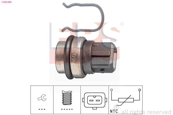 EPS 1.830.086: Andur, Jahutusvedeliku temp. Made in Italy - OE Equivalent