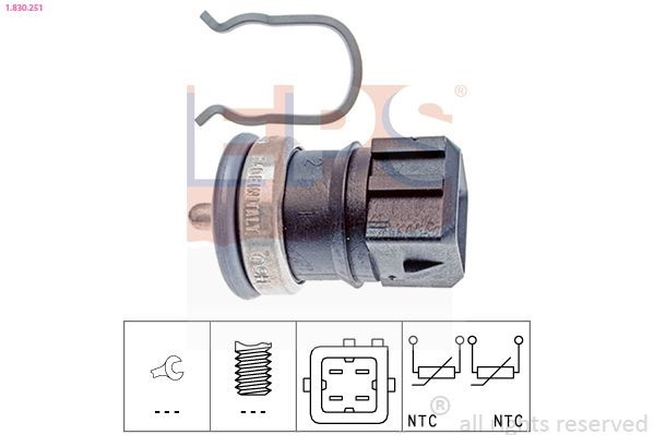 EPS 1.830.251: Andur, Jahutusvedeliku temp. Made in Italy - OE Equivalent