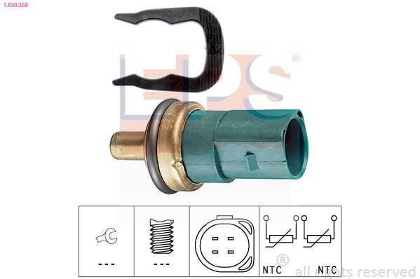 EPS 1.830.258: Andur, Jahutusvedeliku temp. Made in Italy - OE Equivalent