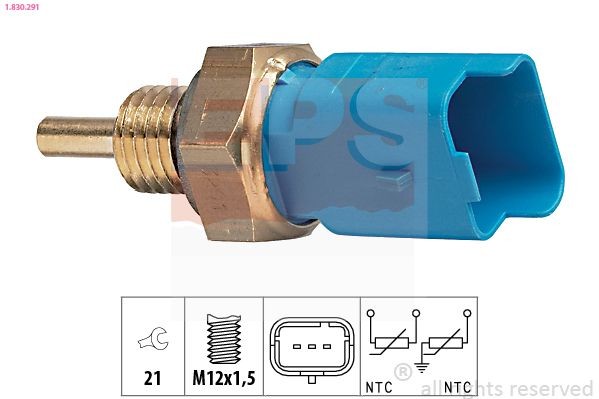 EPS 1.830.291: Andur, Jahutusvedeliku temp. M12x1,5, 12X1.50, Made in Italy - OE Equivalent