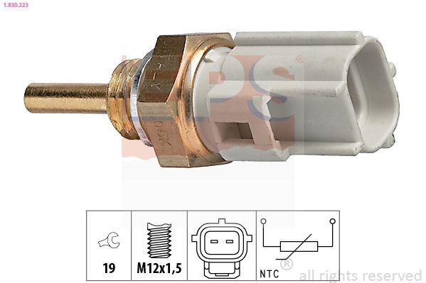 EPS 1.830.323: Andur, Jahutusvedeliku temp. M12x1,5, Made in Italy - OE Equivalent