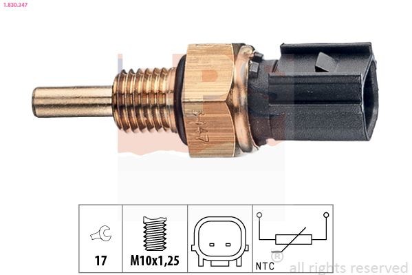 EPS 1.830.347: Andur, Jahutusvedeliku temp. M10x1,25, Made in Italy - OE Equivalent