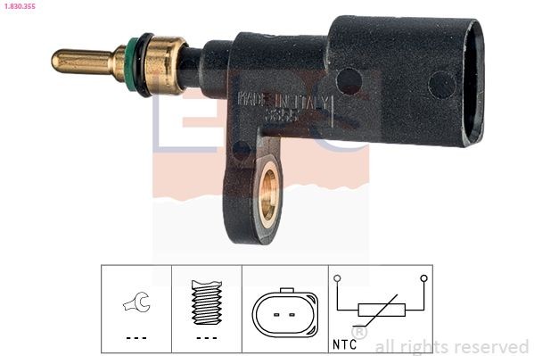 EPS 1.830.355: Andur, Jahutusvedeliku temp. Made in Italy - OE Equivalent