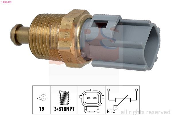 EPS 1.830.363: Andur, Õlitemperatuur Made in Italy - OE Equivalent