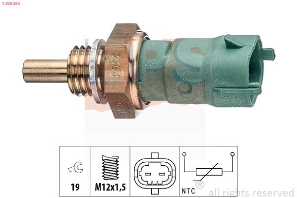 EPS 1.830.364: Andur, kütusetemperatuur Made in Italy - OE Equivalent