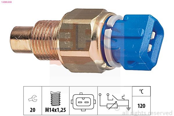 EPS 1.830.558: Andur, Jahutusvedeliku temp. M14x1,25, Made in Italy - OE Equivalent