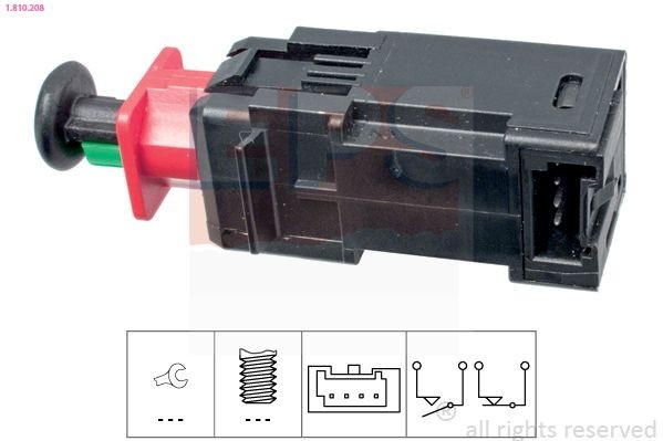 EPS 1.850.107: Temperatuurilülitus, radiaatorivent. Made in Italy - OE Equivalent