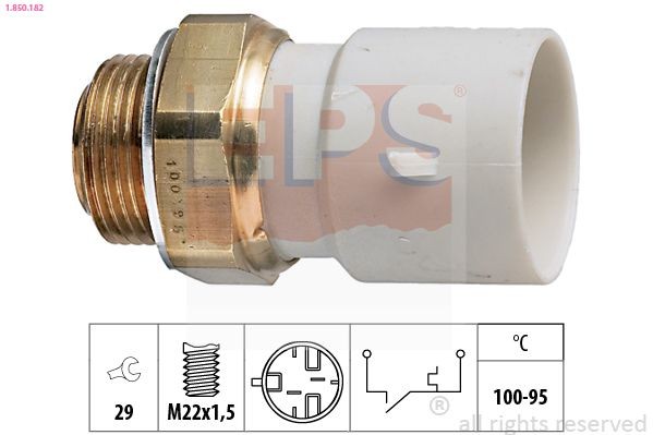 EPS 1.850.182: Temperatuurilülitus, radiaatorivent. Made in Italy - OE Equivalent