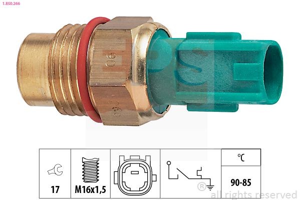 EPS 1.850.286: Temperatuurilülitus, radiaatorivent. Made in Italy - OE Equivalent