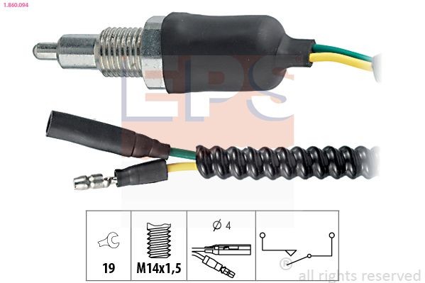 EPS 1.860.094: Lüliti, tagurdustuli Made in Italy - OE Equivalent