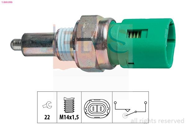EPS 1.860.096: Comutator, lampa marsalier Made in Italy - OE Equivalent