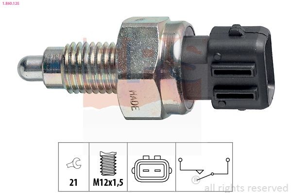 EPS 1.860.125: Lüliti, tagurdustuli Made in Italy - OE Equivalent