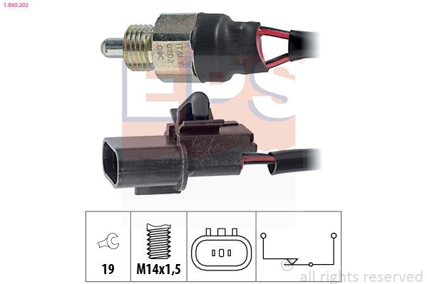 EPS 1.860.202: Lüliti, tagurdustuli Made in Italy - OE Equivalent
