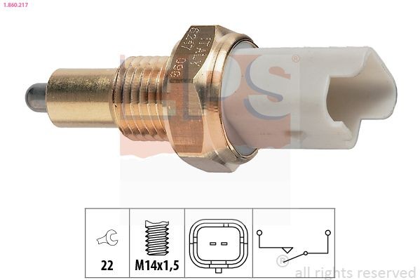EPS 1.860.217: Lüliti, tagurdustuli Made in Italy - OE Equivalent