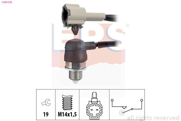 EPS 1.860.236: Lüliti, tagurdustuli Made in Italy - OE Equivalent