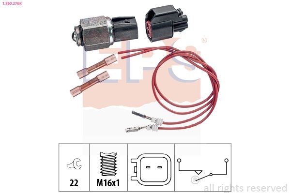 EPS 1.860.276K: Lüliti, tagurdustuli Made in Italy - OE Equivalent