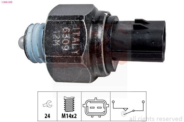 EPS 1.860.309: Slēdzis, Atpakaļgaitas signāla lukturis Made in Italy - OE Equivalent