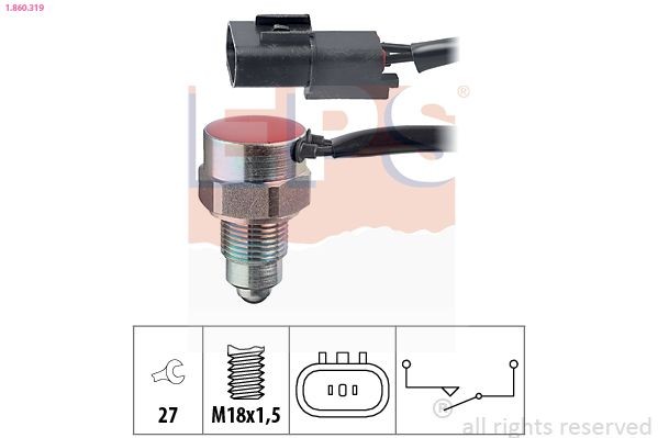EPS 1.860.319: Lüliti, tagurdustuli Made in Italy - OE Equivalent