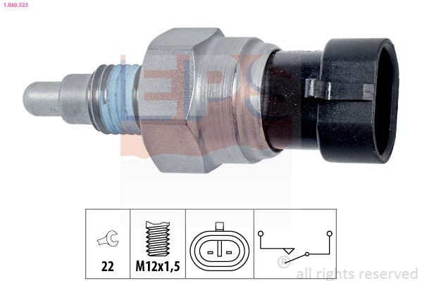 EPS 1.860.323: Lüliti, tagurdustuli Made in Italy - OE Equivalent