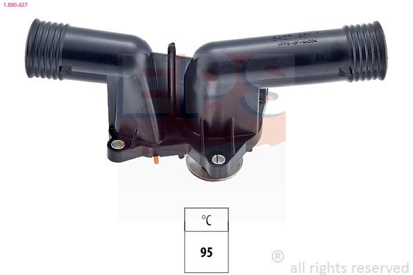 EPS 1.880.427: Termostaat, Jahutusvedelik 95°C, koos tihendiga, Made in Italy - OE Equivalent