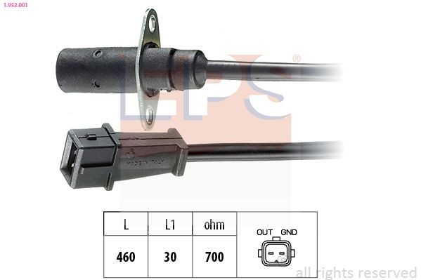 EPS 1.953.001: Andur, väntvõll Made in Italy - OE Equivalent