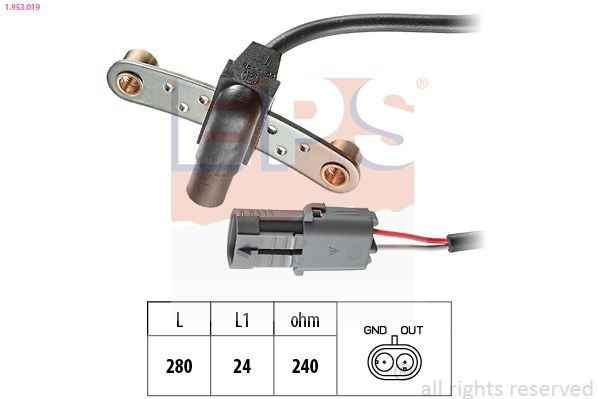 EPS 1.953.019: Andur, väntvõll Made in Italy - OE Equivalent