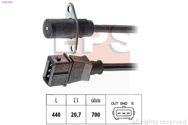 EPS 1.953.022: Andur, väntvõll Made in Italy - OE Equivalent