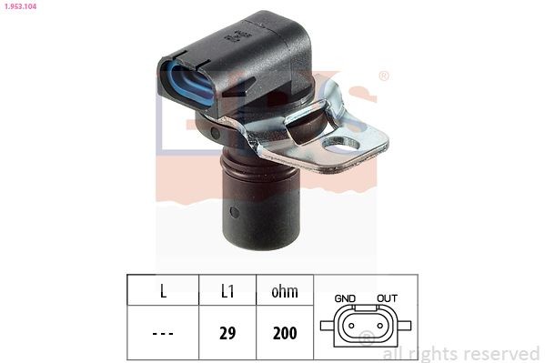 EPS 1.953.104: Senzor turatie, cutie de viteza automata Made in Italy - OE Equivalent