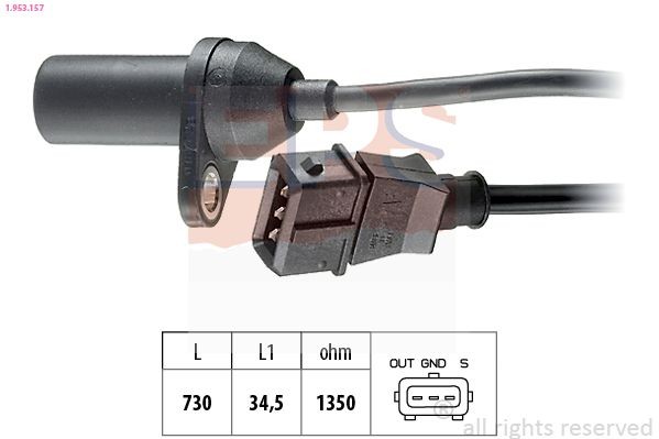 EPS 1.953.157: Andur, väntvõll Made in Italy - OE Equivalent