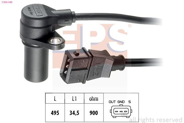 EPS 1.953.160: Andur, väntvõll Made in Italy - OE Equivalent