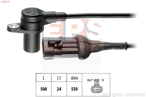 EPS 1.953.171: Andur, väntvõll Made in Italy - OE Equivalent